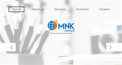 Desktop Screenshot of mnkinfotech.com